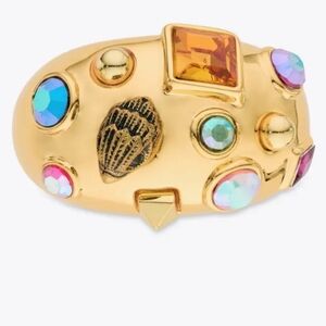 Kurt Geiger-Crystal Mix Ring (US 8) 💛🩵